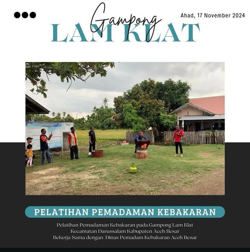 Kegiatan Pelatihan Pemadam Kebakaran